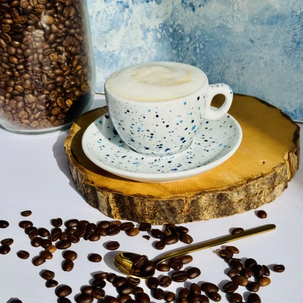 Cappuccino Blue Dots 0,17l (6 Set)