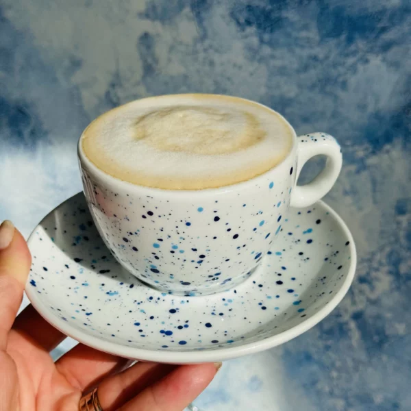 Cappuccino Blue Dots 0,17l